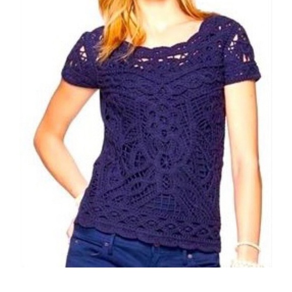 LILLY PULITZER • JAMIE BATTENBURG • CROCHET TOP - Picture 3 of 7